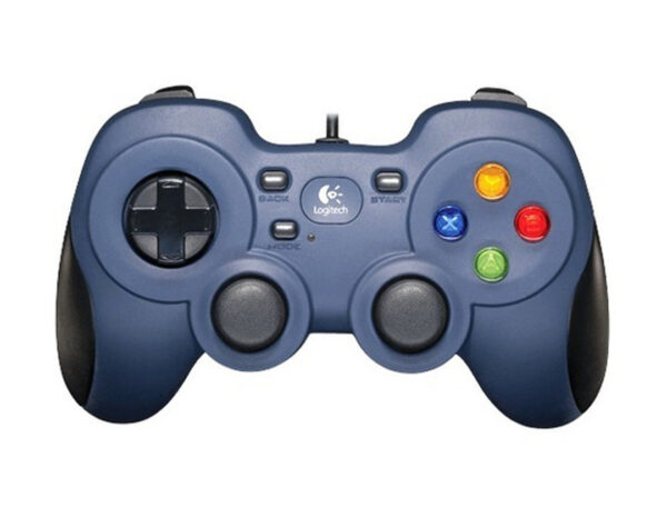 Gamepad Logitech F310, 4 Mando De DirecciÓn Conmutadores, Cable De 1,8 Metros, Color Azul C/ Negro