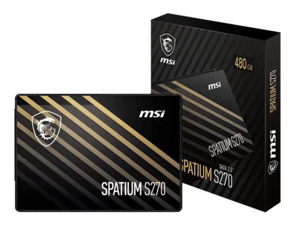 Unidad de Estado Solido MSI SPATIUM S270 SATA 2.5" 480GB, SATA III 6.0 Gbps