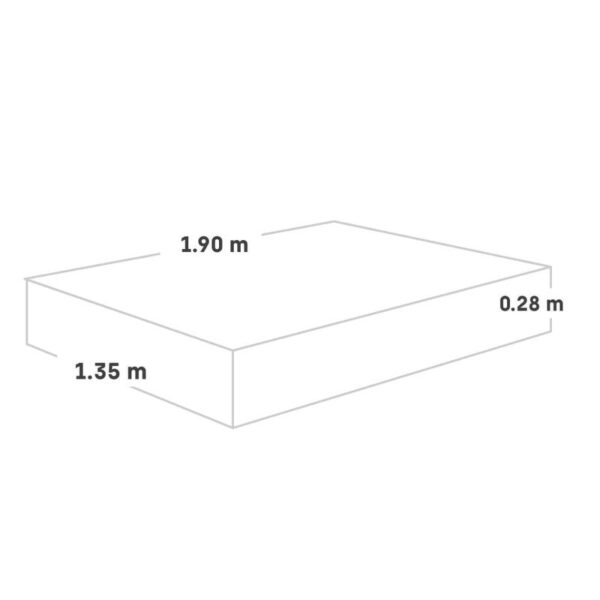 Colchón Medallón Ergosoft 2 plazas + 2 almohadas + 1 protector de colchón - Imagen 4