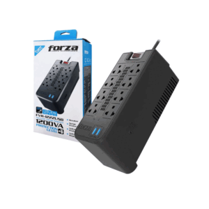 Estabilizador FORZA FVR-1222 1200VA 600W 8 TOMAS 220V 2 USB Regulador
