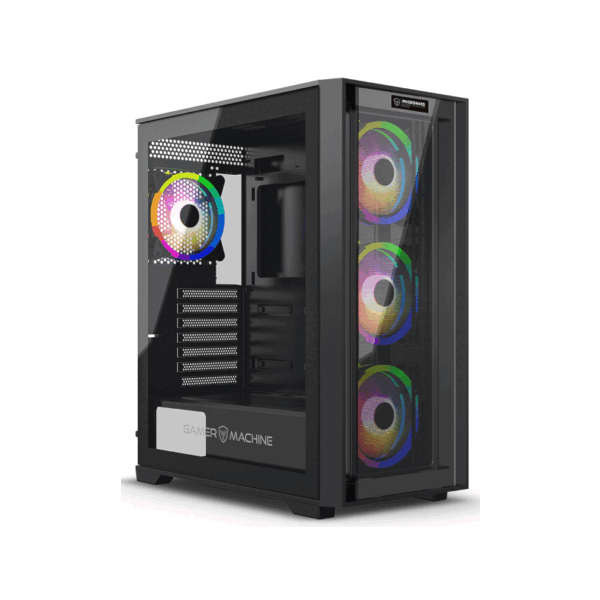 FISHER MIC CG801 GABINETE GAMER USB3.0 4FAN DOUBLE HALO ARGB