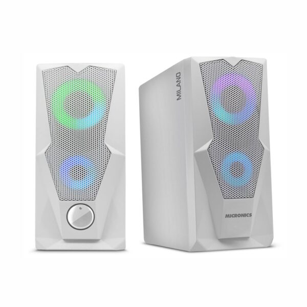 Parlante Micronics Milano White MIC S310UW RGB USB 2.5"