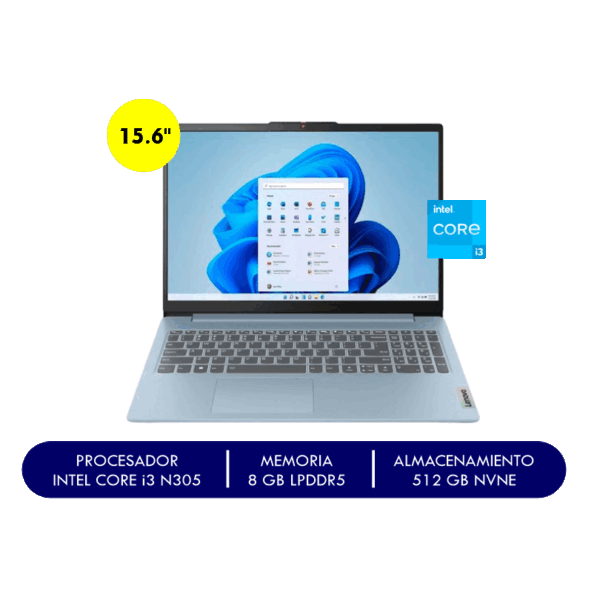 Notebook Lenovo IdeaPad SLIM3 CORE I3 N-305 /RAM 8GB/ SSD 512GB