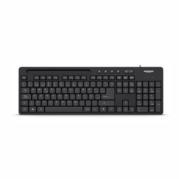 Teclado Micronics Magnus+ - MIC K734 | Blanco / Negro