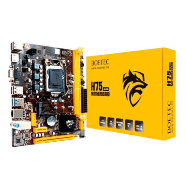 PLACA MADRE MOD. H75 M.2 BOETEC LGA 1155 / 2Da y 3Era generación