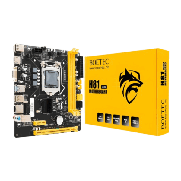 PLACA MADRE MOD. H81 M.2 BOETEC / 4Ta y 5Ta generación