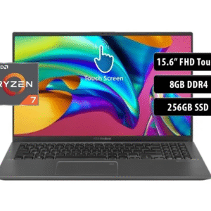 Notebook Asus Vivobook Ryzen 7 3700u 8gb 256ssd 15.6 Táctil