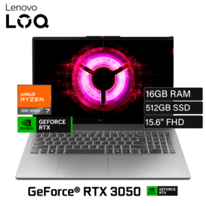 LENOVO LOQ R7 7735HS RAM 16GB SSD 512GB RTX 3050 6GB 15.6